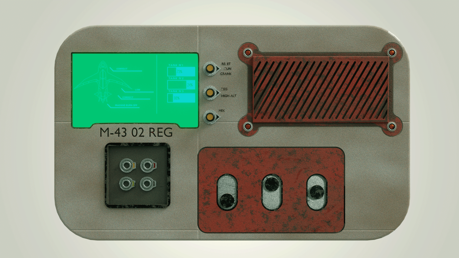 TXI-4400 Air Master Regulation Unit - A Sci Fi Console preview image 4
